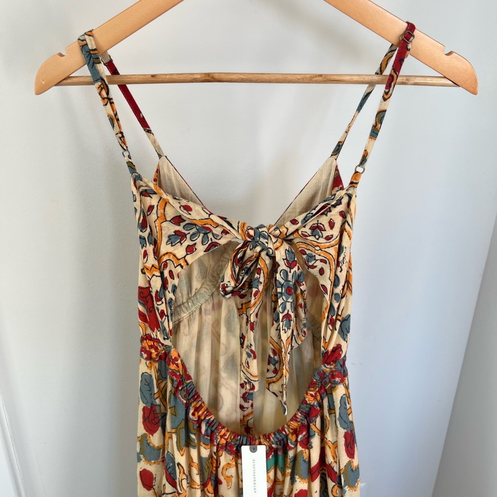 Anthropologie Multicolor Floral Maxi Dress - Picture 5 of 8